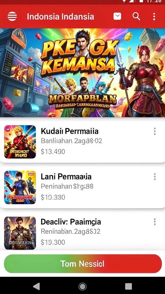 elang178 - Tampilan antarmuka yang mudah dinavigasi.
