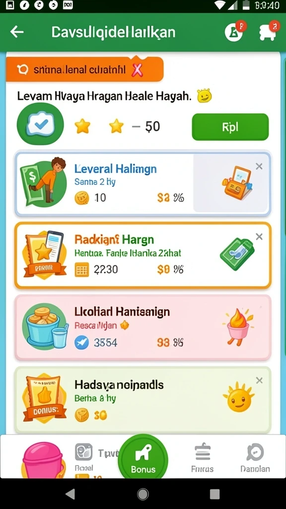 kartutoto - Screenshot tampilan awal aplikasi KARTUTOTO.